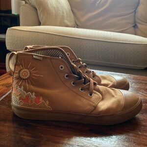 BANGS High-Top Sneakers Sunrise Mountain Top